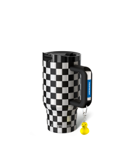 Thicc Buddy 16oz | Black & White Checkered